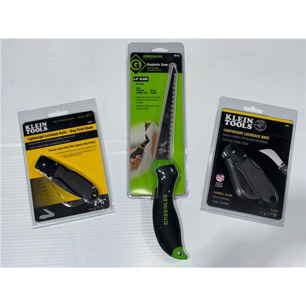 LOT: 3 ASSORTED CUTTING TOOLS