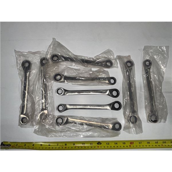 LOT: 9 MULTIGEAR 72T+ COMBINATION WRENCHES (9/16 - 5/8)