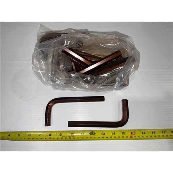 LOT: 12 HEX ALLEN KEYS 14mm