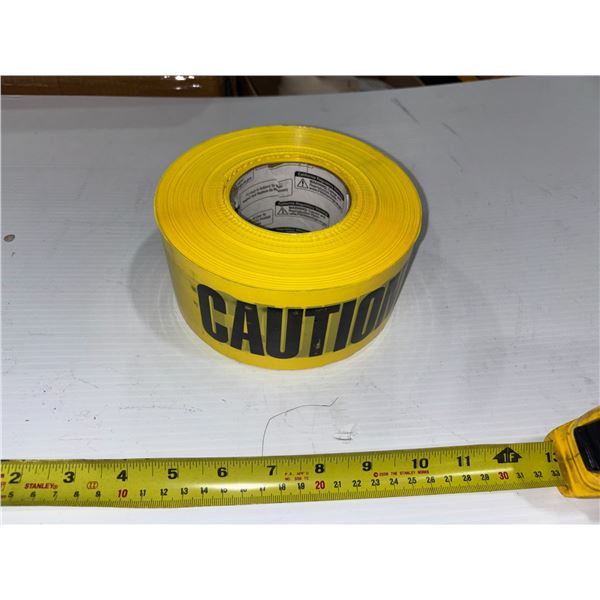 ROLL OF PRIMEGUARD CAUTION BARRICADE TAPE 3"x1000'
