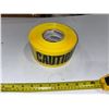 Image 1 : ROLL OF PRIMEGUARD CAUTION BARRICADE TAPE 3"x1000'