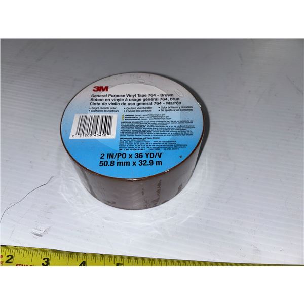 3M VINYL TAPE 2" -BROWN