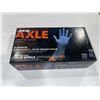 Image 1 : BOX OF 100pcs AXLE DISPOSABLE NITRILE GLOVES gr:XXL