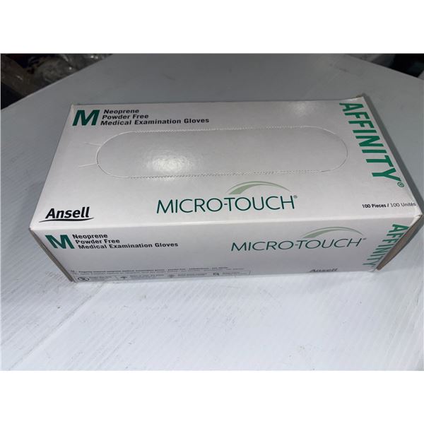 BOX OF 100pcs ANSELL MEDICAL EXAMINATION GLOVES gr:MED