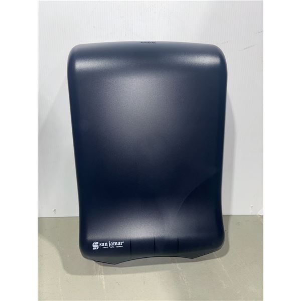 SAN JAMAR #T1700TBK ULTRAFOLD TOWEL DISPENSER (BLACK/GRAY)
