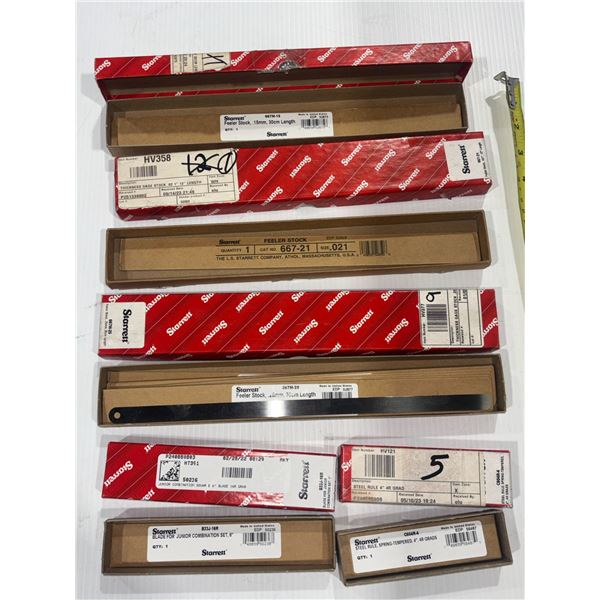 ASSORTED STARRETT FILES