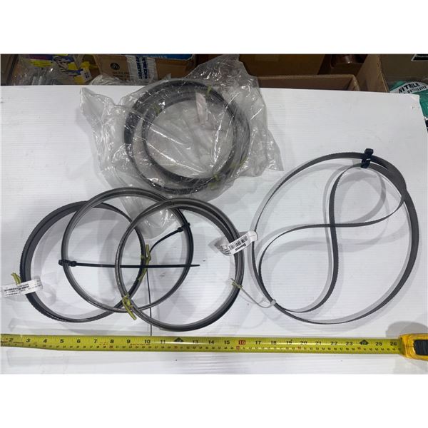 LOT OF 6 ASSORTED STARRETT BANDSAW BLADES