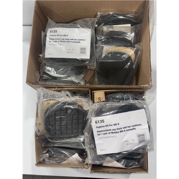 LOT: MOLDEX  ASSORTED  HYGENE KIT - REPLACEMENT CUP FOAM & EAR CUSHIONS