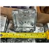 Image 1 : LOT: 29 BOX SQUARE 4"x1.5"  KNOCKOUTS- 6x.5" 2x.75"