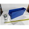 Image 1 : QUANTUM STORAGE #QSB803 BIN 18"x4"x4" (BLUE)