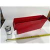 Image 1 : QUANTUM STORAGE #QSB803 BIN 18"x4"x4" (RED)