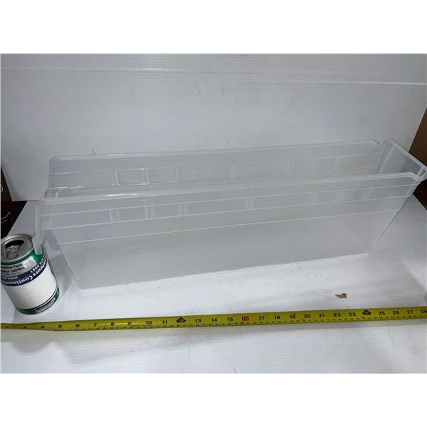 QUANTUM STORAGE #QSB805 BIN 23"x4"x8" (CLEAR)