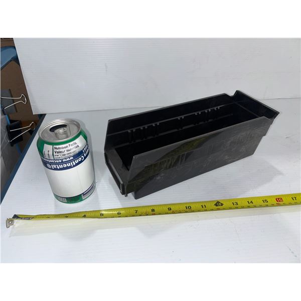 QUANTUM STORAGE #QSB101 BIN 11"x4"x4" (BLACK)