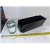 Image 1 : QUANTUM STORAGE #QSB101 BIN 11"x4"x4" (BLACK)