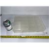 Image 2 : 16-COMPARTMENT BOX 13"x9"x2.5" (CLEAR)