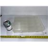 Image 2 : 16-COMPARTMENT BOX 13"x9"x2.5" (CLEAR)
