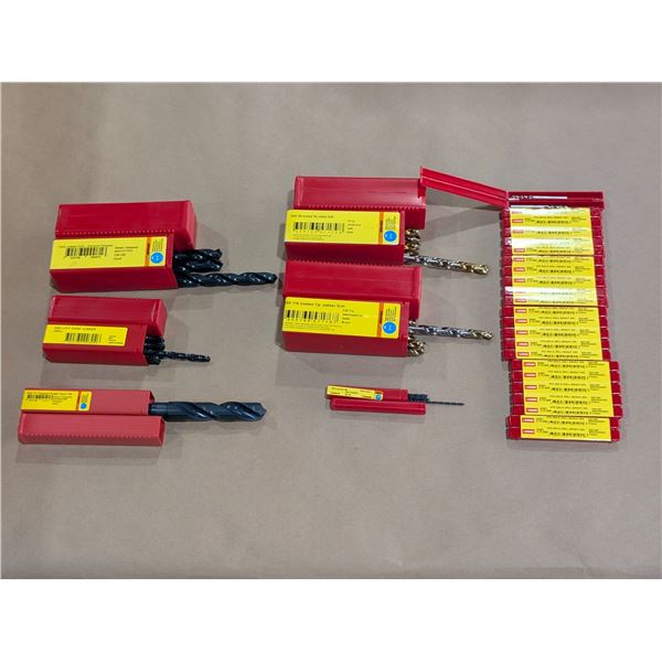 LOT: 70pcs DORMER JOBBER DRILLS ASSORTED