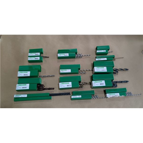 LOT: 70pcs PRECISION JOBBER DRILLS ASSORTED