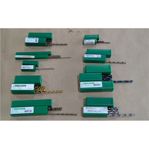 LOT: 70pcs PRECISION JOBBER DRILLS ASSORTED