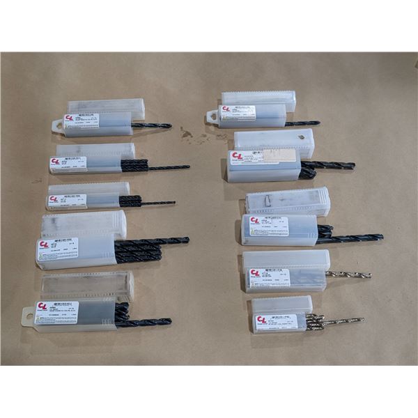 LOT: 71pcs CHICAGO-LATROBE JOBBER DRILLS ASSORTED