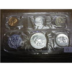 1961 US Proof Silver Set (No Envelope)