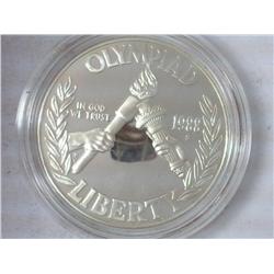 1988 US Olympic Proof Silver Dollar