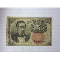 US Ten Cent Fractional Currency