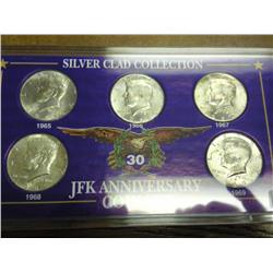 JFK Anniversary Silver Clad Coinage Set