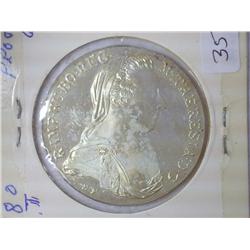 1780 Maria Theresia Thaler (Proof) Silver