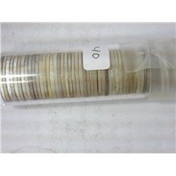 Roll Of 50-1961 Proof Silver Rosevelt Dimes