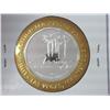 Image 2 : Mirage $10 Gaming Token Silver (UNC)