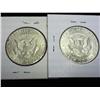 Image 2 : 1965 SMS And 1969-D 40% JFK Halves (UNC)