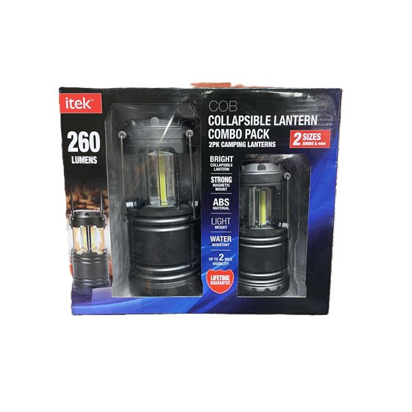 Itek Collapsible Lantern Combo Pack NEW