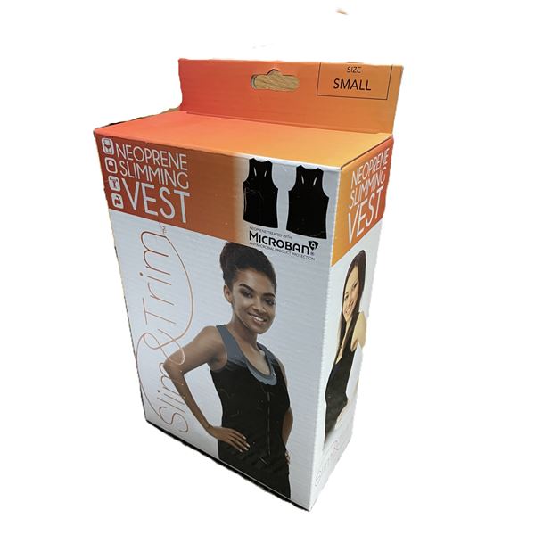 Slim & Trim brand neoprene slimming vest , size small.