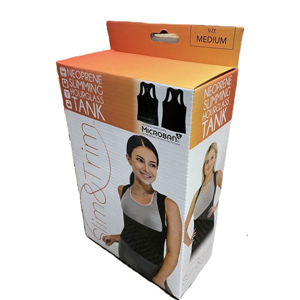 Slim & Trim brand neoprene slimming hourglass tank in a size medium