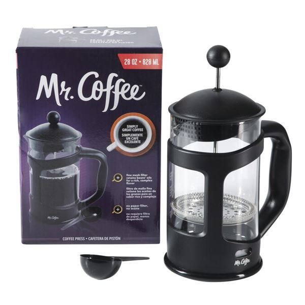 Mr Coffee French Press 32 oz 946 ml Black 