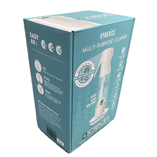 Ozone Clean Nontoxic and Chemical Free Blue Multipurpose "Just Add Water" Cleaner - Cleans, Sanitize