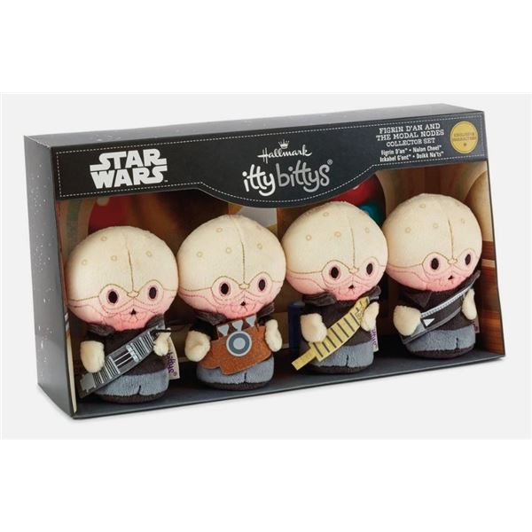 Hallmark Itty Bittys Star Wars CANTINA BAND Exclusive 4pc in Decorative Box