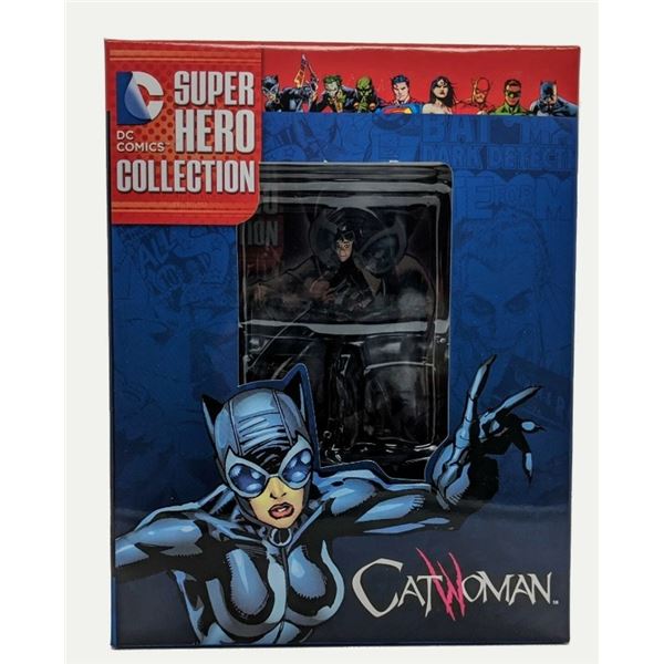 CATWOMAN Eaglemoss DC Super Hero Collection Figurine & Mini Mag NEW Boxed