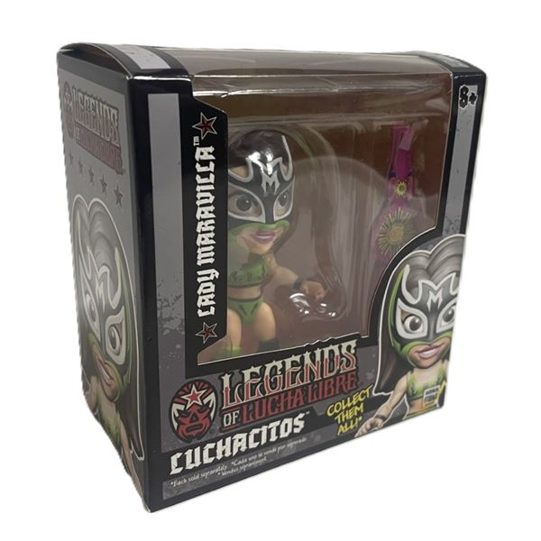 Legends of Lucha Libre Luchacitos Lady Maravilla Mini Action Figure.
