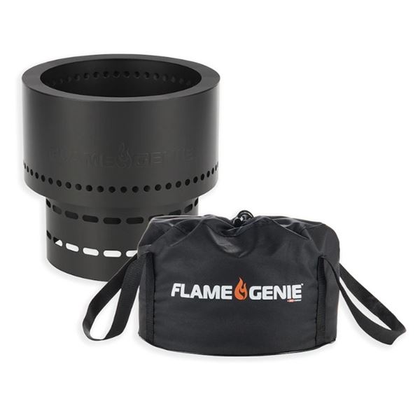 Flame Genie Wood Pellet Fire Pit, designed to provide a smoke-free outdoor experience.