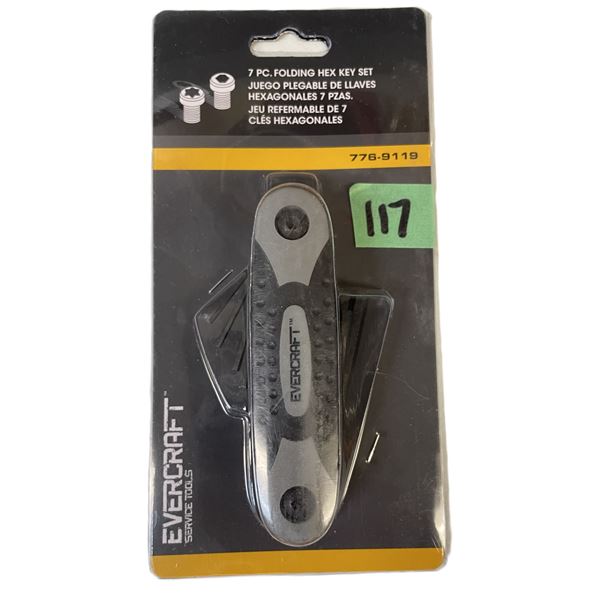  Evercraft Folding Hex Key Set