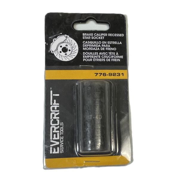 Evercraft Brake Caliper Recessed Star Socket, specifically a T-40 size