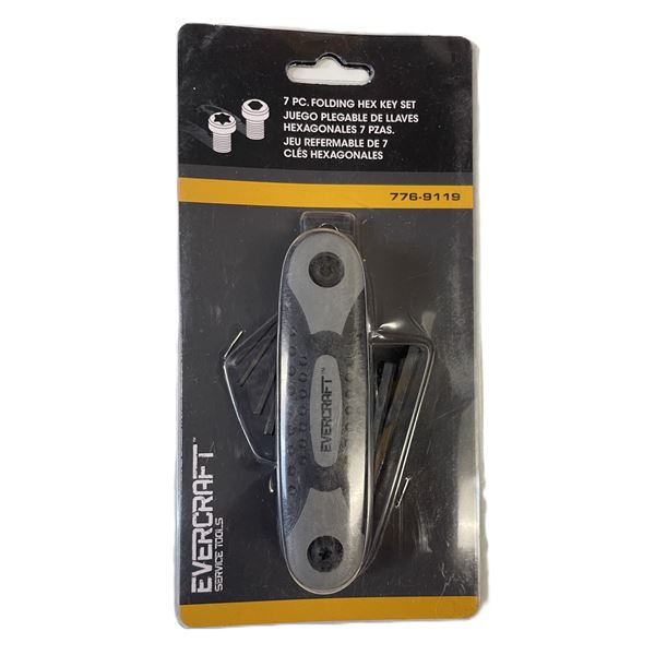Evercraft Folding Hex Key Set