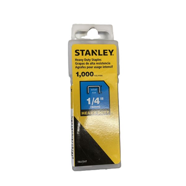 Stanley 1/4" (6mm) Heavy-Duty Staples