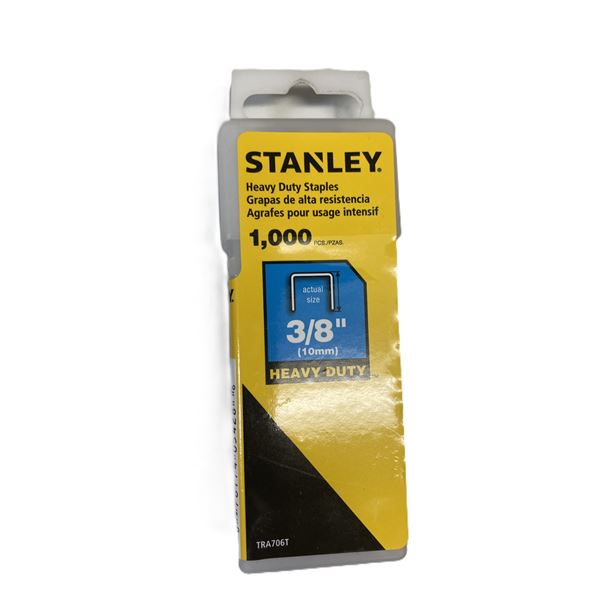 Stanley 3/8" (10mm) Heavy Duty Staples