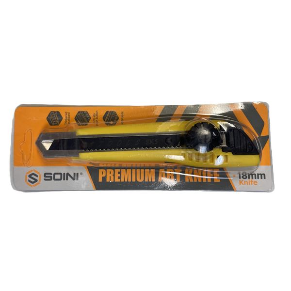 SOINI Premium Art Knife, which is a retractable snap-off utility knife