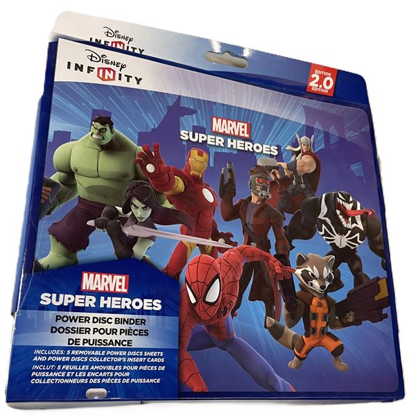 PDP Disney Infinity 2.0 Power Disc Portfolio designed to organize and protect your Marvel Super Hero