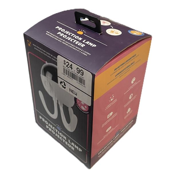 Neliband projection lamp