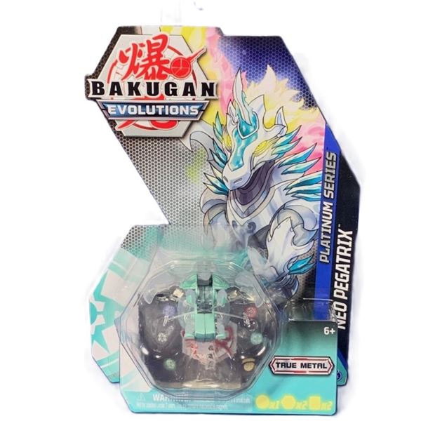 NEO PEGATRIX Bakugan EVOLUTIONS Platinum Series Figure CLEAR Diamond